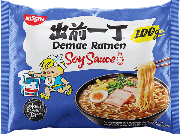 Nissin Ramen Noodle Tokyo Soy Sauce Flavour 日清拉面 出前一丁东京酱油味 100克