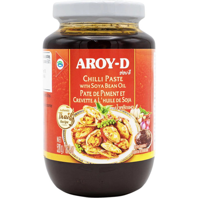 Aroy-D Thailändsk Chilipasta med Sojaolja 520g