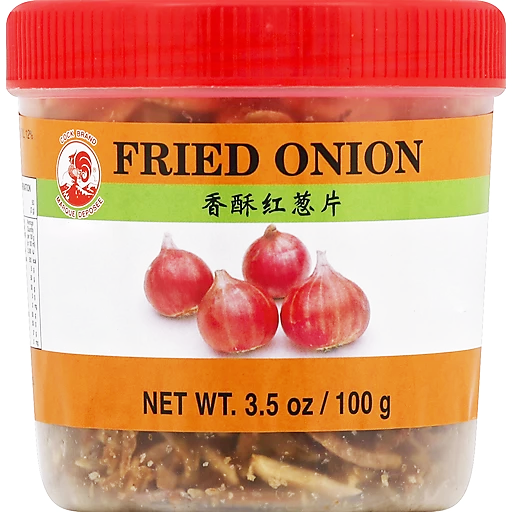Cock Brand Fried Onion 鸡牌香酥红葱片 100g