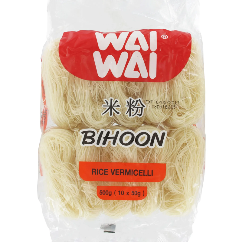 Waiwai Bihoon Rice Vermicelli: Thailand Jianli Super Rice Vermicelli 500g