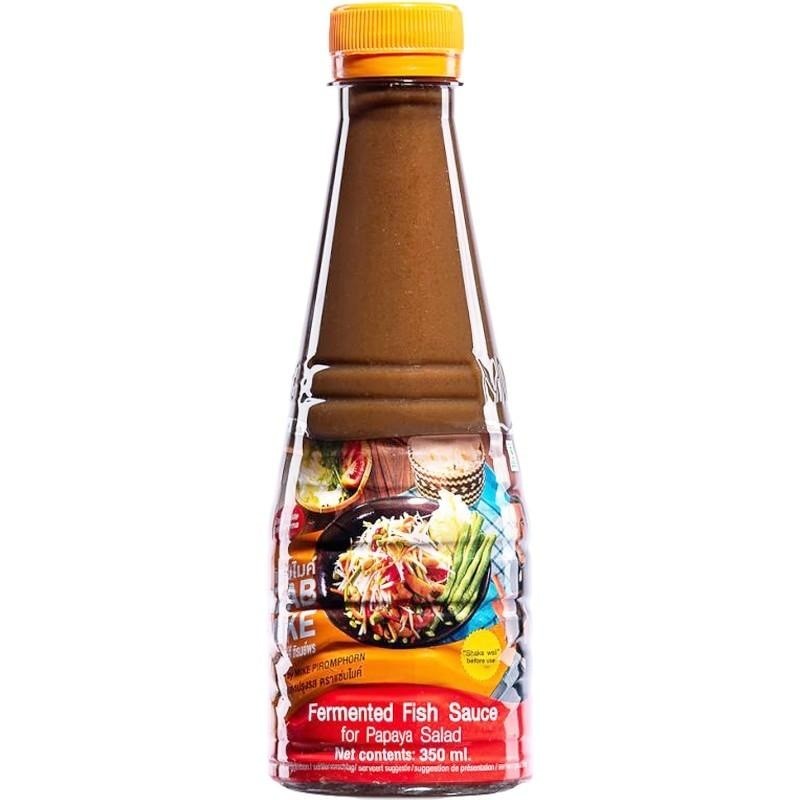 Zabmike Fermented Fish Sauce for Papaya Salad 泰国青木瓜沙拉用发酵鱼汁 350毫升