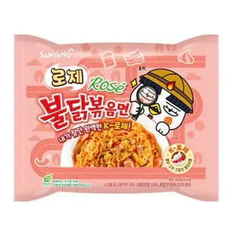 Samyang Rosé Buldak Fried Noodles 140g