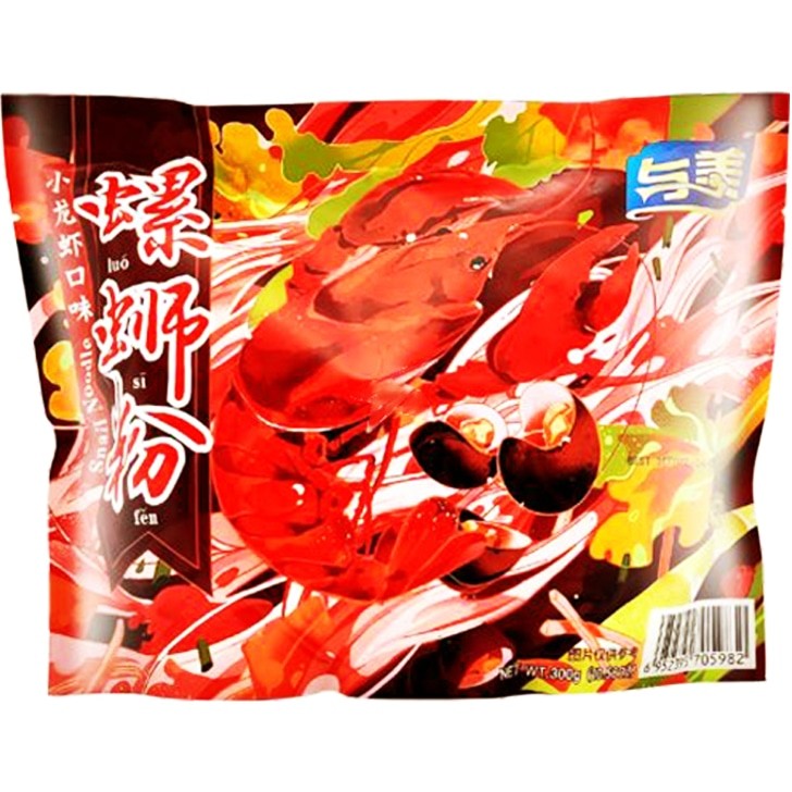 Instant vermicelli Snail Style Crayfish flavor 与美小龙虾口味螺蛳粉 300g