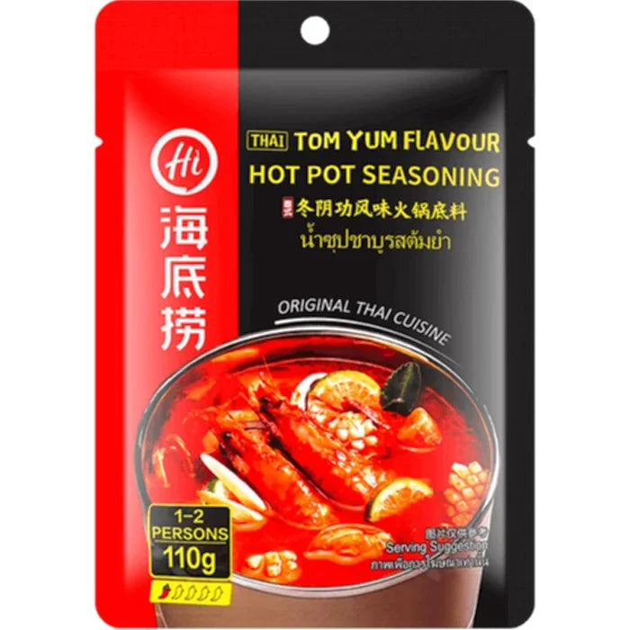 Hi Thai Tom Yum Hot Pot Base 海底捞泰式冬阴功火锅底料 110g