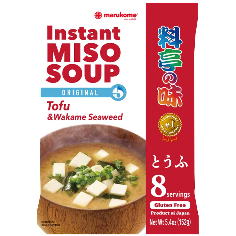 Marukome Miso Soppa med Tofu & Sjögräs 152g