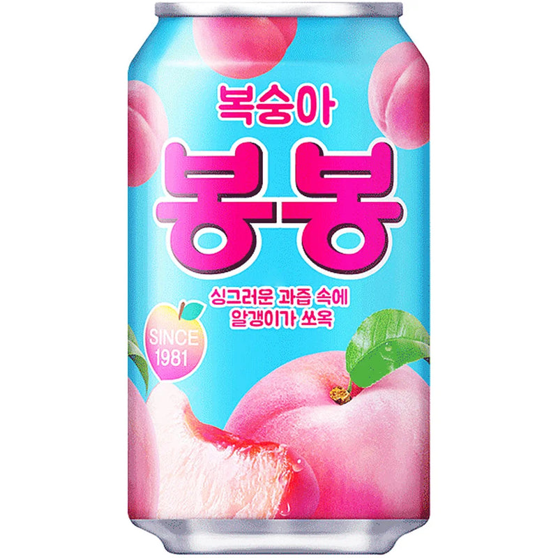 Haitai Bon Bon Persikajuice med Fruktbitar 340ml