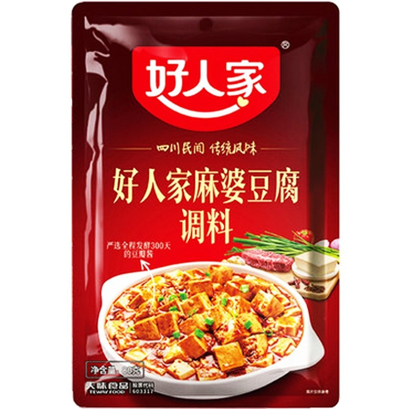 HaoRenJia Sauce For Mapo Tofu 好人家麻婆豆腐调料 80克
