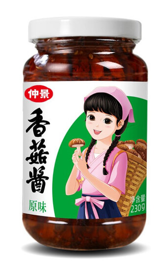ZJ Mushroom Paste Original 仲景香菇酱原味 210克