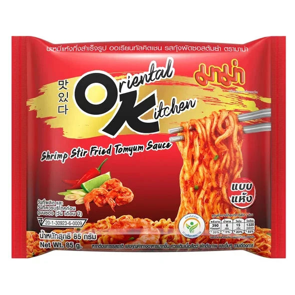 Mama Stekta Nudlar med Tom Yum Räksmak 85g