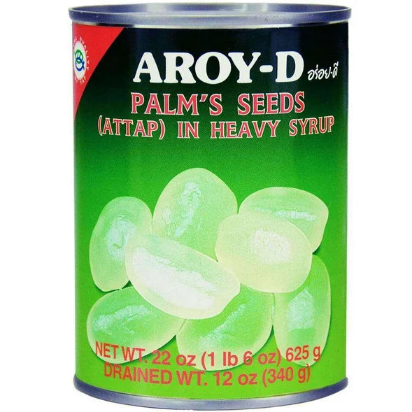 Aroy-D Palm´s Seeds in Heavy Syrup 甜棕榈果罐头 625克