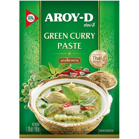 Aroy-D Thailändsk Grön Currypasta 50g