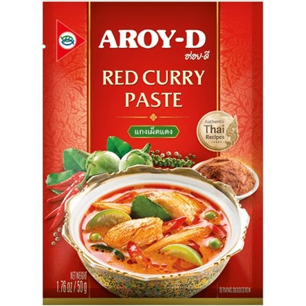 Aroy-D Thai Red Curry Paste 50g