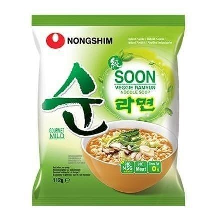 Nong Shim Instant Noodles Veggie Soon 农心纯素面112g