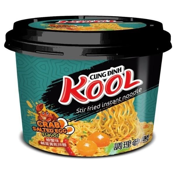 Cung Dinh Kool Snabbnudlar med Saltad ägg &amp; krabbsmak 92g