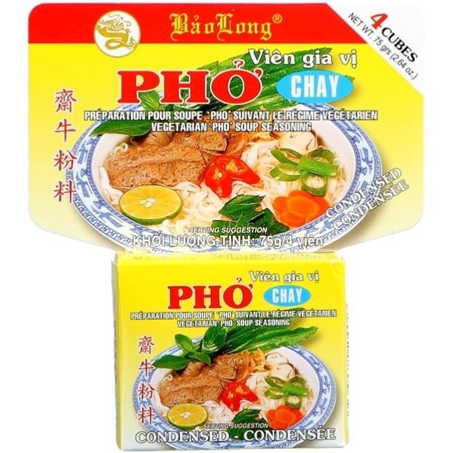 Bao Long Pho Vietnamese-Style Vegetarian Beef Noodle Soup Seasoning 75g