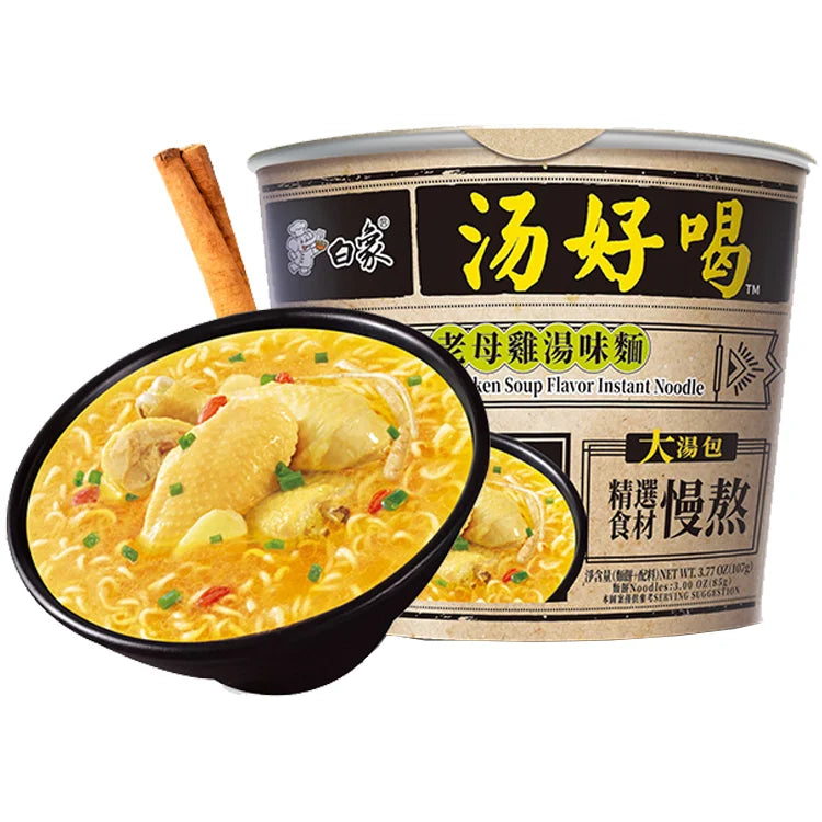 Bai Xiang Snabbnudlar med Kycklingsoppa 107 g