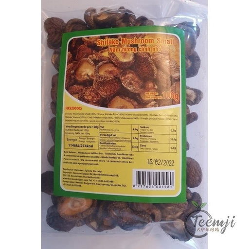 Shiitake Mushroom Small 100G Rice/dried