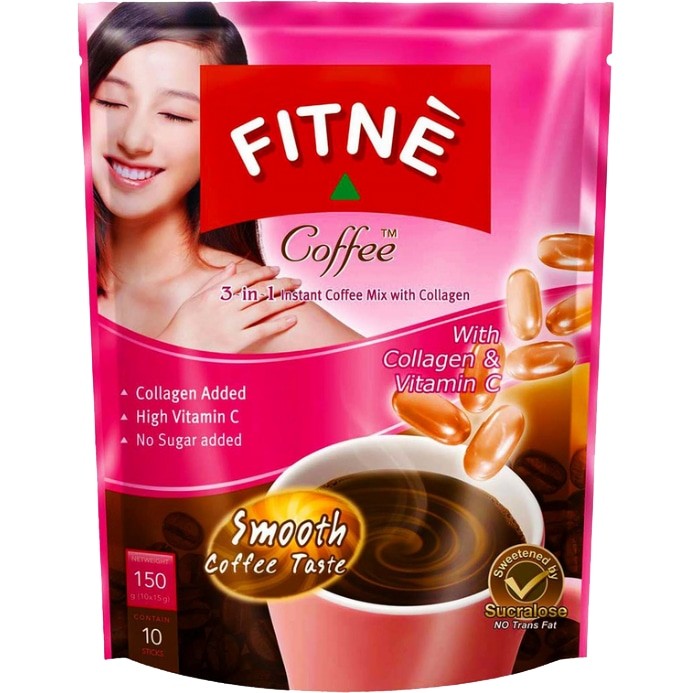 Fitne Instant Coffee Mix with Collagen & Vitamin C 高盛蛋白质维C减肥咖啡 150g
