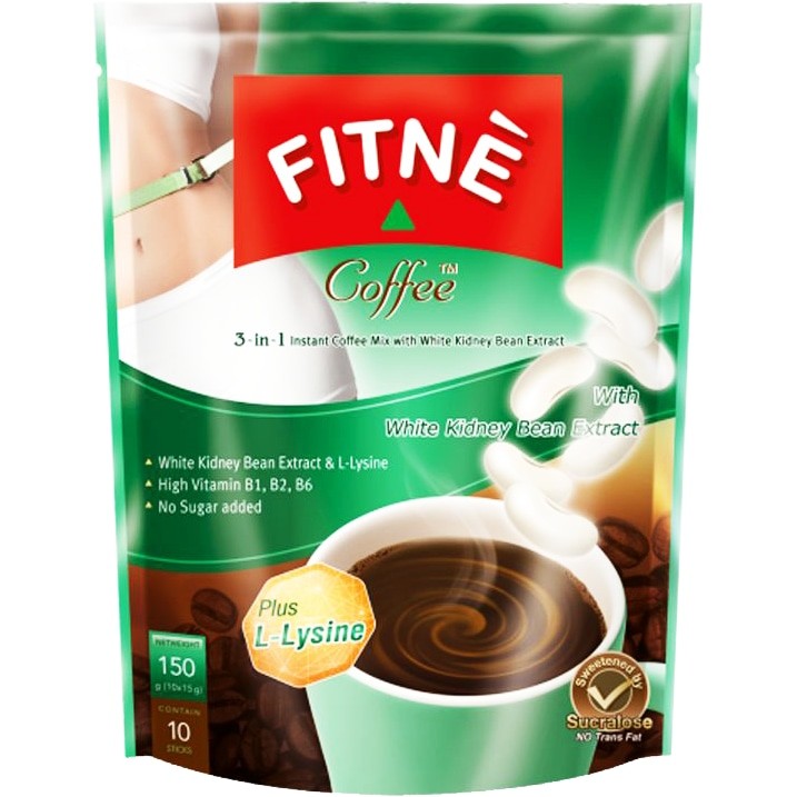 Fitne Instant Coffee Mix with White Kidney Bean Extrakt 高盛白芸豆减肥咖啡 150g