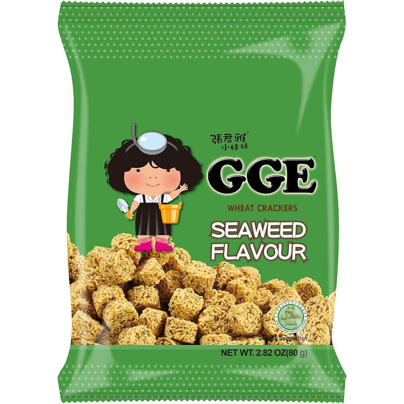 GGE Wheat Cracker Seaweed Flavour 张君雅五香海苔丸子 80g
