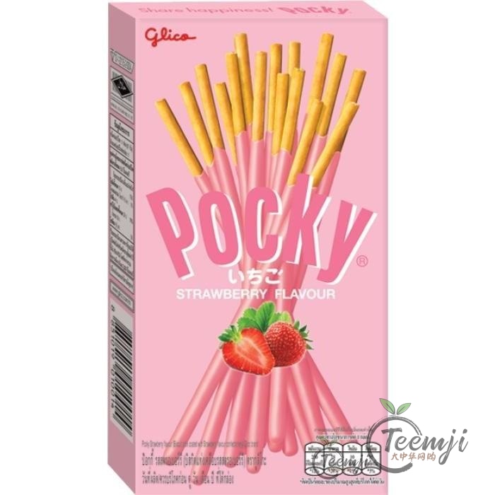 Glico Pocky Strawberry Flavour 47G Snacks