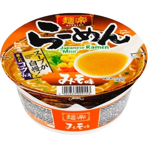 Hikari Menraku Japansk Miso Ramen 90,9g