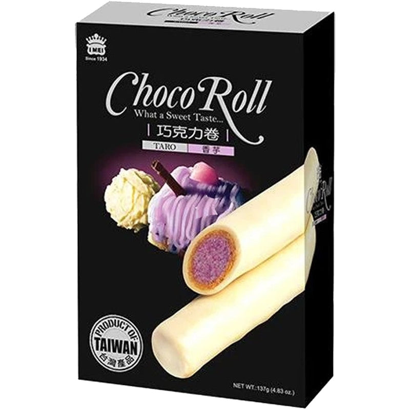 Imei Choco Roll Taro Flavour 义美香芋巧克力卷 137g