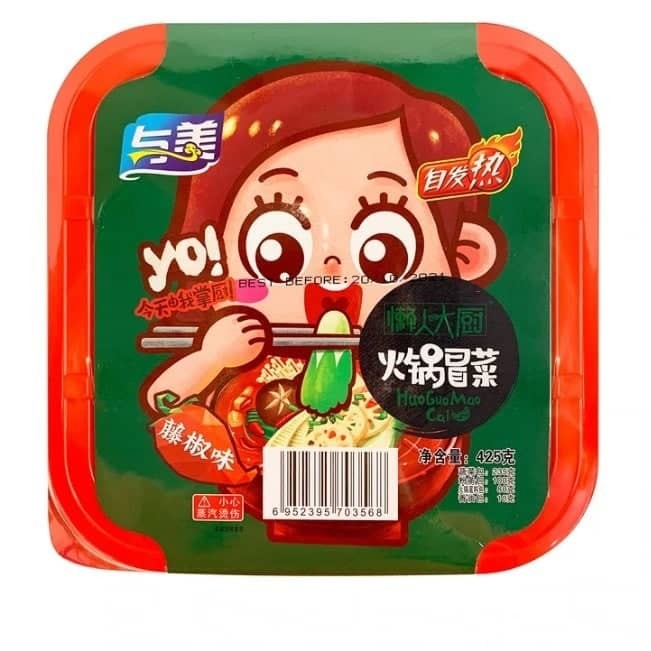 Yumei Self-Heating Hot Pot Chili Pepper Flavour 与美火锅冒菜藤椒味 425g