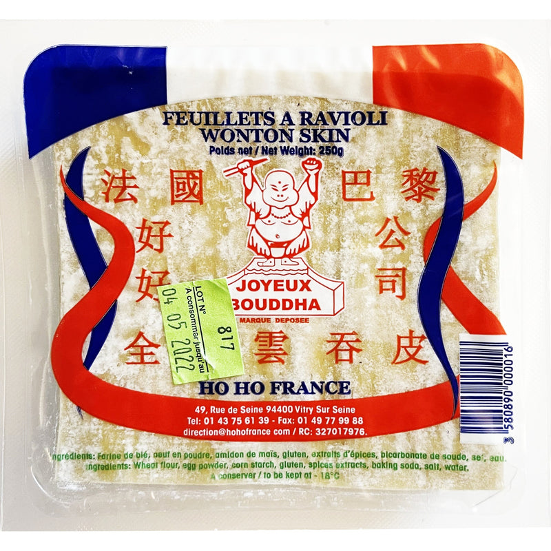 Joyeux Bouddha Wonton Pastry 好好全蛋云吞皮 250克