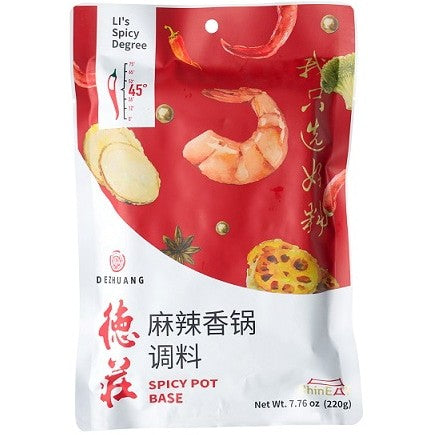 Morals Village Spicy Pot Base 德庄麻辣香锅调料 220g