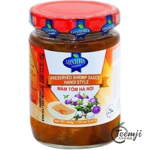 Minh Ha Preserved Shrimp Sauce Hanoi Style 200G Paste