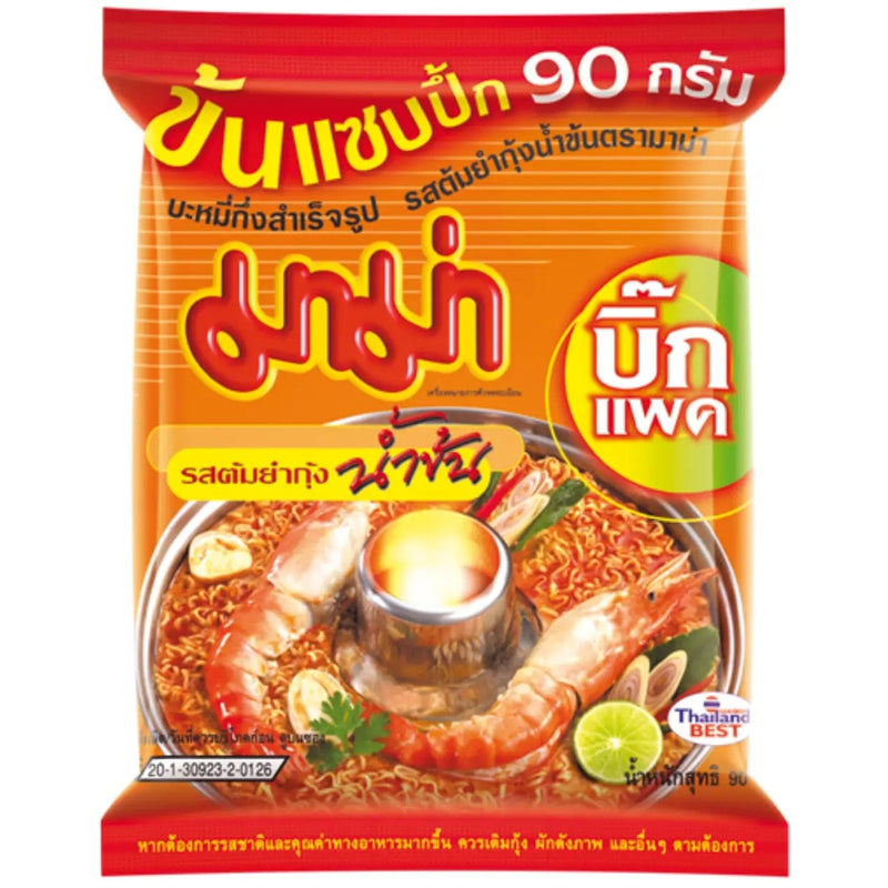 Mama Noodle Creamy Shrimp Tom Yum 妈妈牌冬阴功虾味面 90G