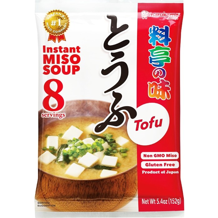 Marukome Miso Soppa med Tofu & Sjögräs 152g