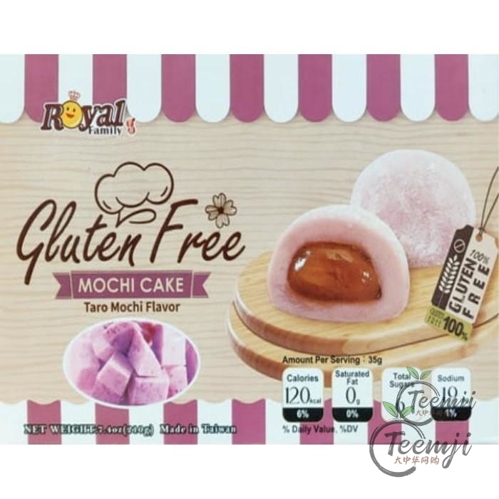 Royal Family Gluten-Free Mochi Cake Taro Flavor 210G Dessert
