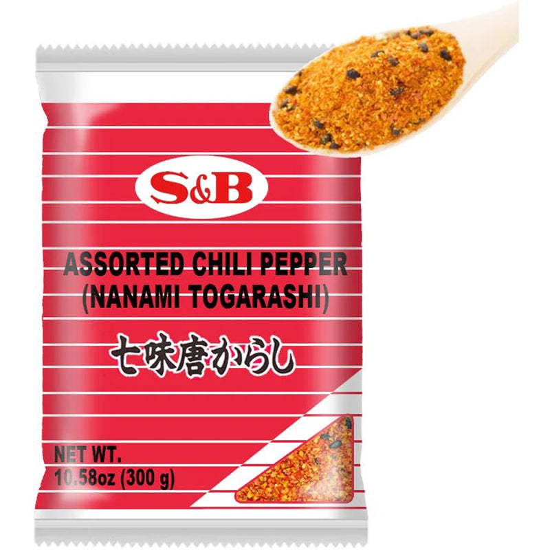 S&B Nanami Togarashi Chili Kryddor 300g