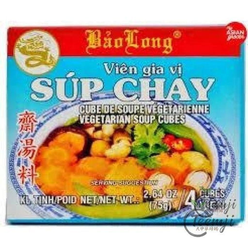 Bao Long Sup Chay Vegetarian Soup Cubes 75G Spices
