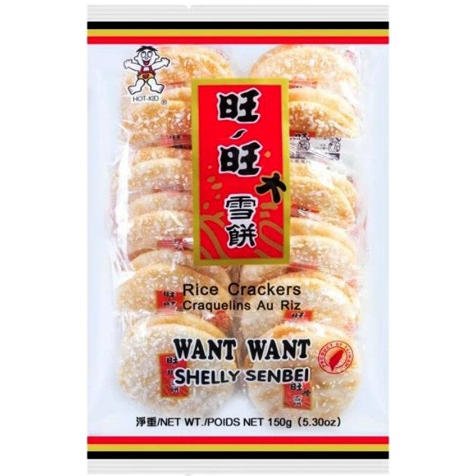 Want Want Shelly Senbei Rice Crackers 旺旺大雪饼 150克