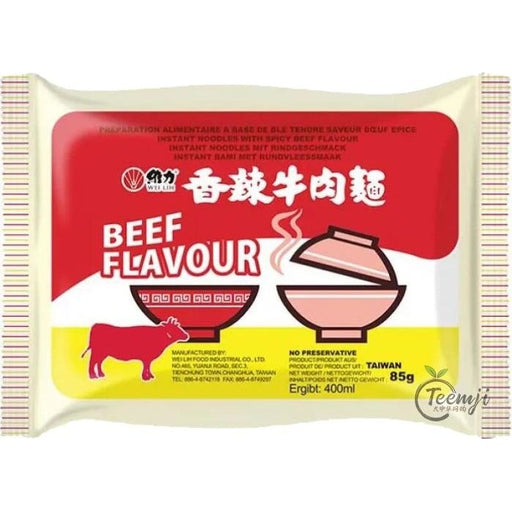 Wei Lih Instant Noodle With Spicy Beef Flavour 85G