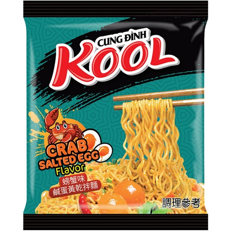 "Cung Dinh Kool" Snabb Nudlar med Krabb&amp; Saltad Ägg Smak 92g