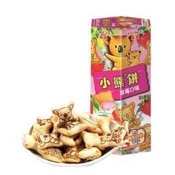 Lotte Strawberry Flavour Biscuit 乐天草莓考拉饼干 37g