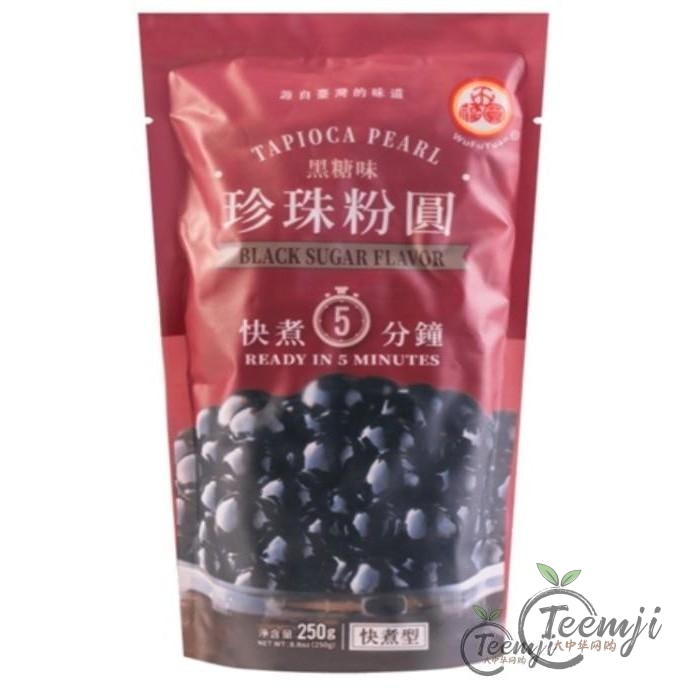 Wufuyuan Tapioca Pearl Balck Sugar Flavor 250G Dessert